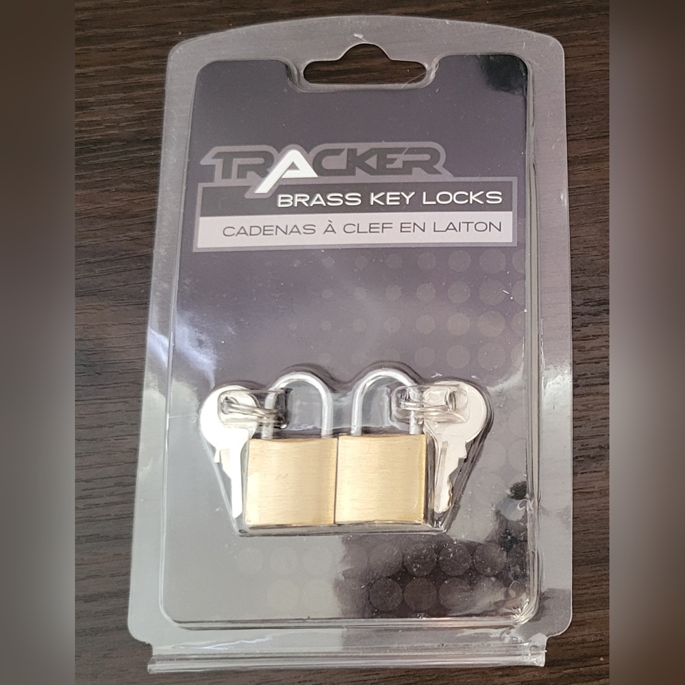 Tracker brass key locks